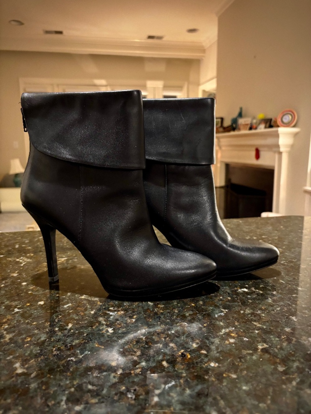 Lauren Ralph Lauren⎻NIB Black Ankle Boots, 4" Heels, Size 8.5